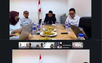 Bawaslu Kota Bandar Lampung Ikuti Evaluasi Pelaporan Pertanggungjawaban Dana Hibah Pilkada 2024