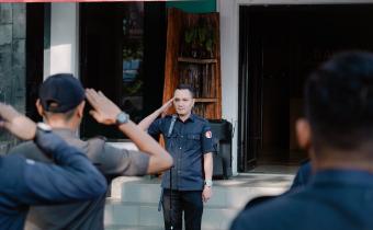 Bawaslu Lampung Dorong Pegawai Tetap Prima Dan Kekompakan Di Tengah Musim Penghujan