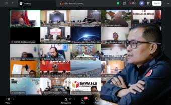 Bawaslu Lampung Ikuti Pembinaan Dan Evaluasi Sekretariat Bawaslu Seluruh Indonesia