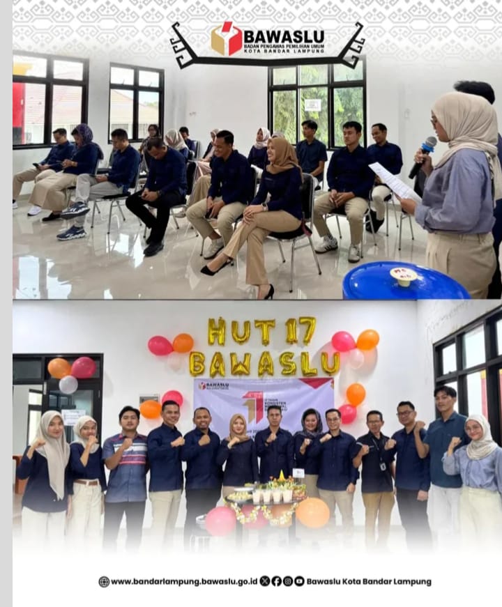 Bawaslu Kota Bandar Lampung Gelar Tasyakuran dan Doa Bersama Peringati HUT ke-17 Bawaslu Republik Indonesia