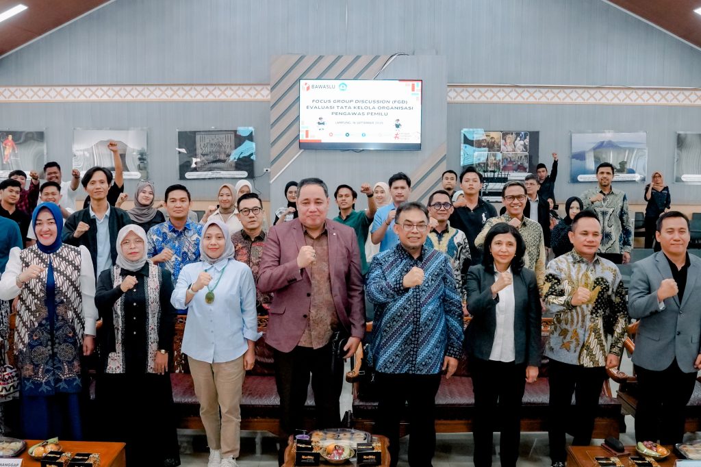 Bawaslu RI Gelar FGD Evaluasi Tata Kelola Pengawasan Pemilu di Unila: Perkuat Integritas dan Kolaborasi Demokrasi