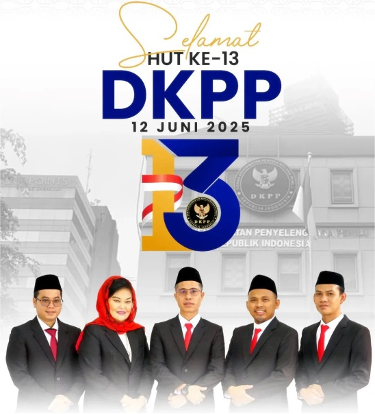 Bawaslu Kota Bandar Lampung Ucapkan Selamat Hut DKPP Yang Ke-13
