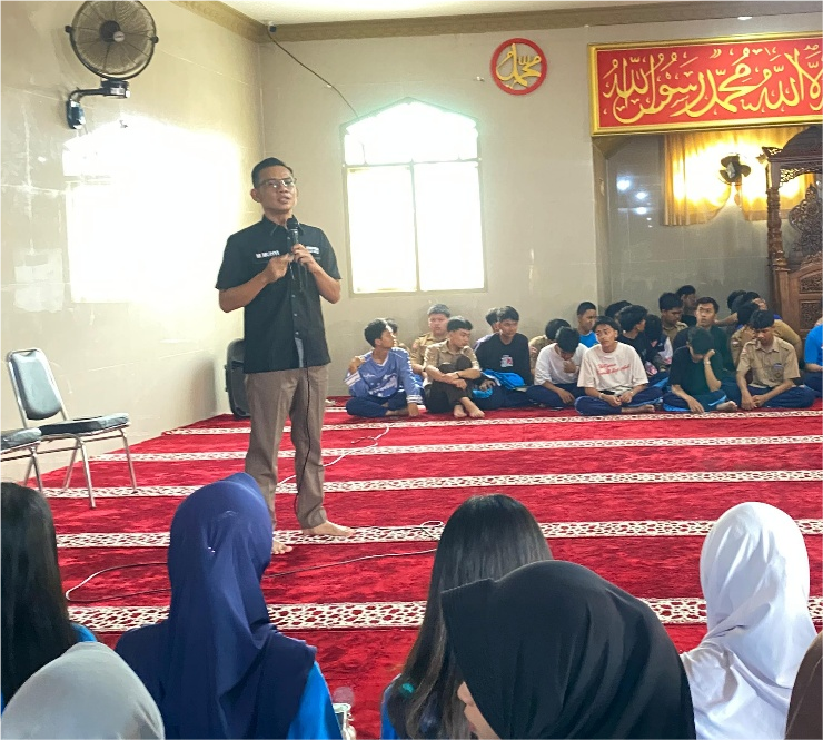 Guna Wujudkan Pemilih Cerdas, Bawaslu Kota Bandar Lampung sosialisasikan Pengawasan Partisipatif ke SMA N 1 