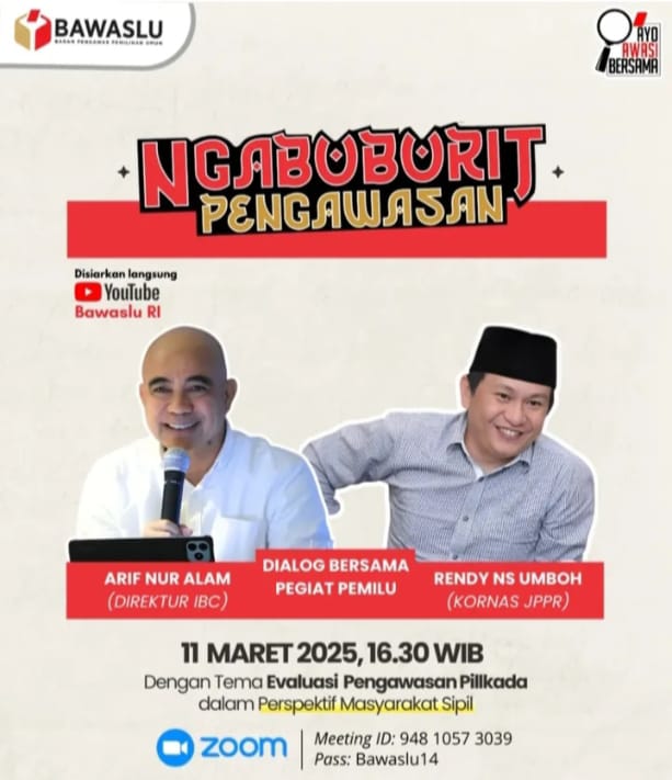 Bawaslu Kota Bandar Lampung Gelar “Ngabuburit Pengawasan” Bahas Evaluasi Pengawasan Pilkada dari Perspektif Masyarakat Sipil