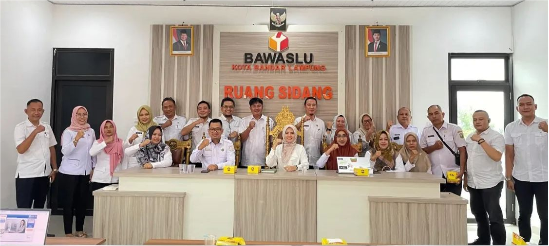 Guna Jamin Transparansi dan Akuntabilitas Keuangan, Bawaslu Kota Bandar Lampung Gelar Rapat Persiapan Pemeriksaan BPK