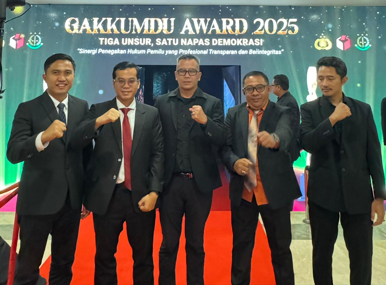 Oddy Marsa Hadiri Gakkumdu Award 2025 sebagai Wujud Penguatan Sinergi Gakkumdu