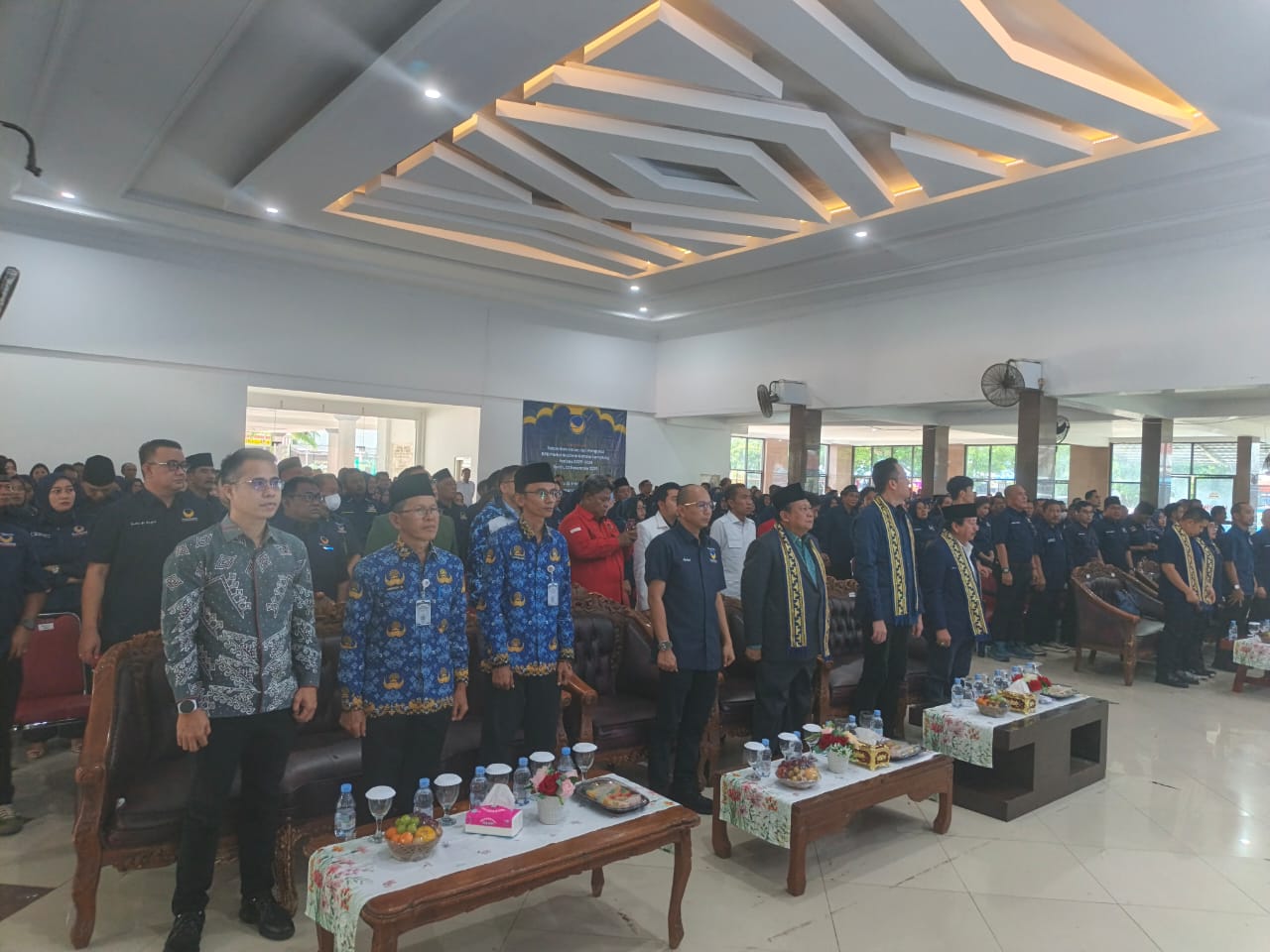 Ketua Bawaslu Kota Bandar Lampung Hadiri Pelantikan Pengurus DPD Partai NasDem Tahun 2025