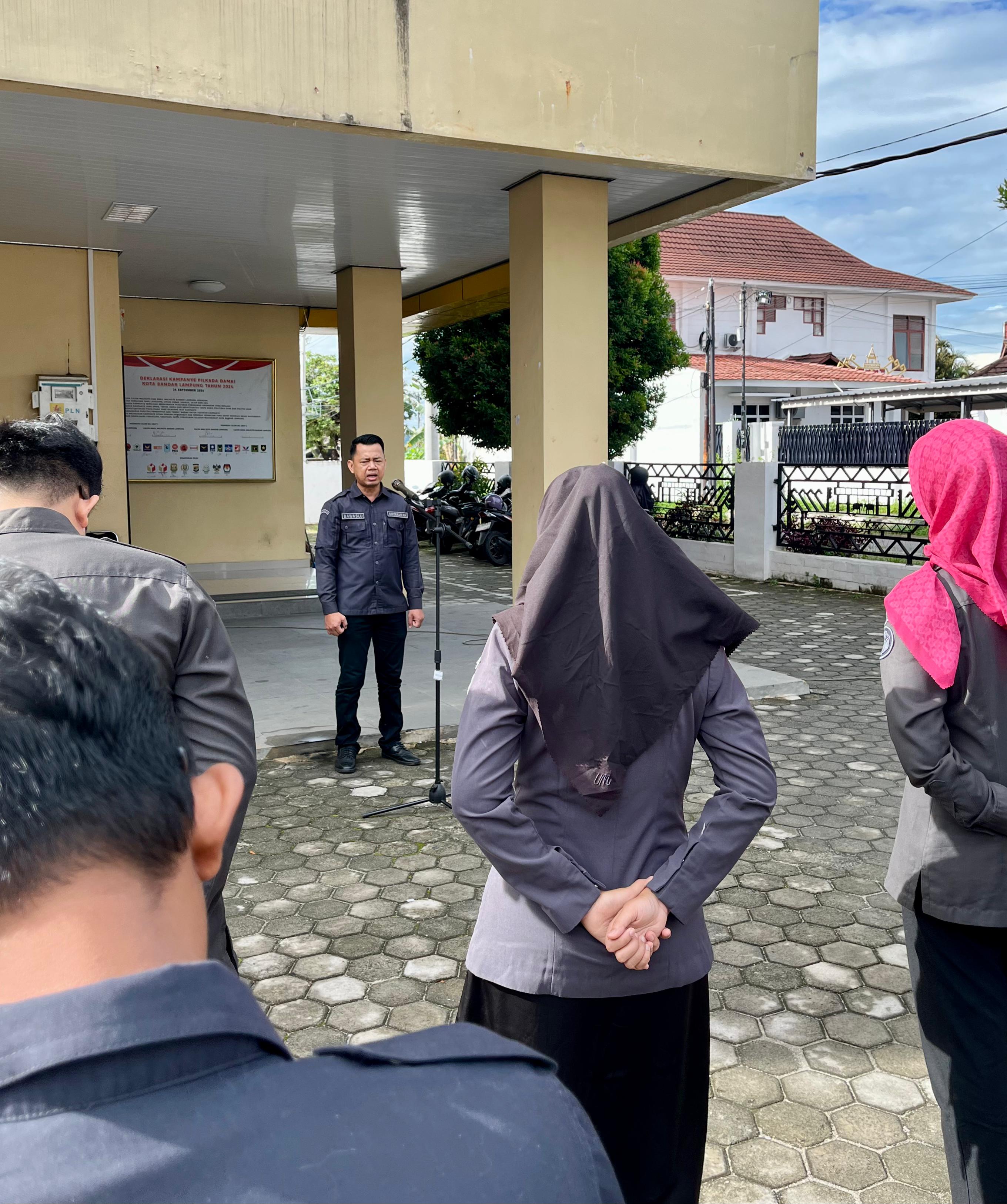 Apel Senin Bawaslu Kota Bandar Lampung