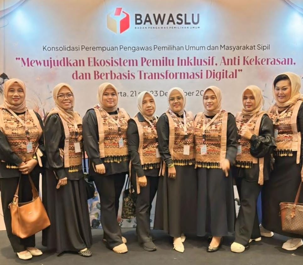 Anggota Bawaslu Kota Bandar Lampung Hadiri Rakor Konsolidasi Perempuan Pengawas Pemilu dan Masyarakat Sipil