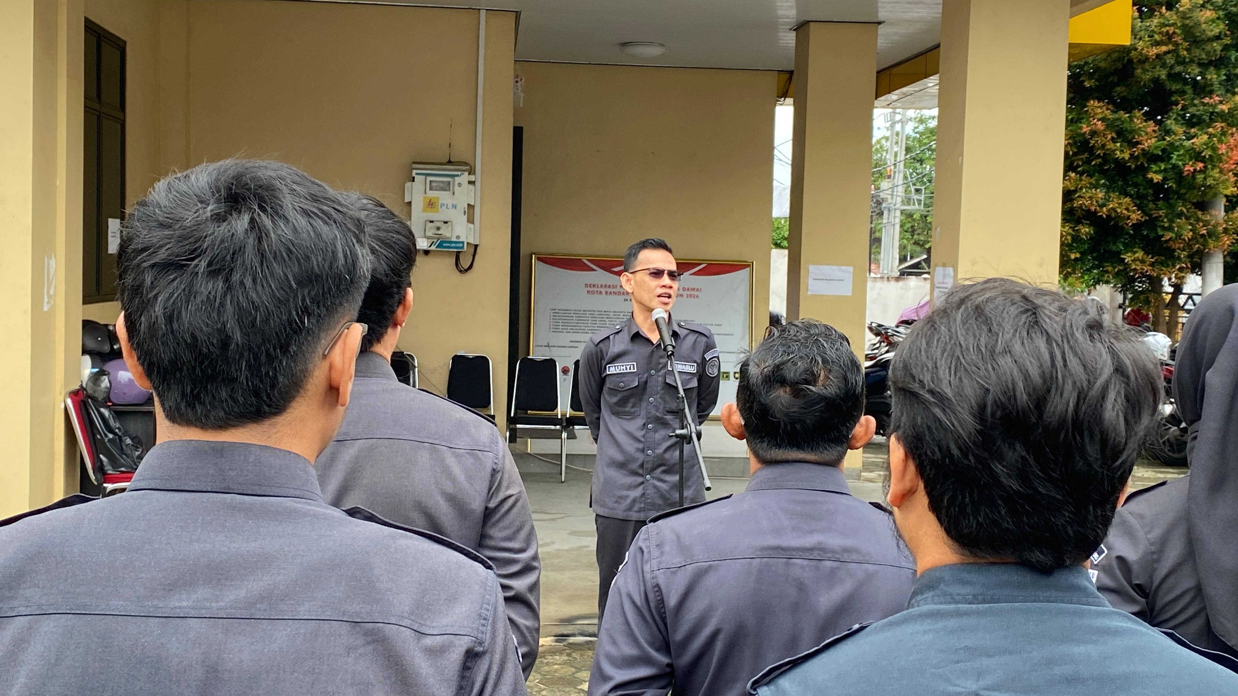 Apel Senin Pagi, Bawaslu Kota Bandar Lampung Tekankan Disiplin dan Profesionalisme
