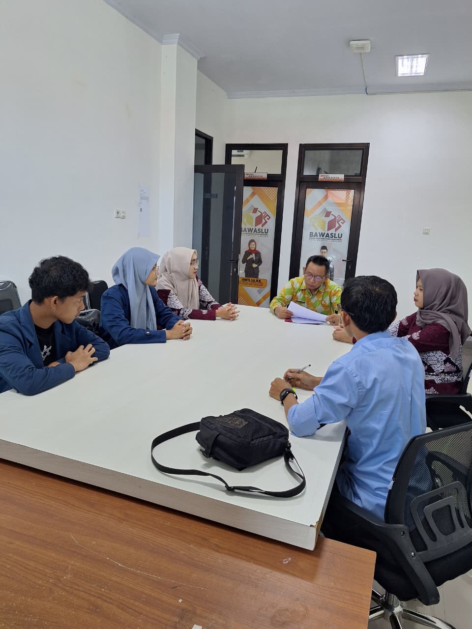 Bawaslu Kota Bandar Lampung Terima Mahasiswa Magang Jurusan Sosiologi FISIP Unila