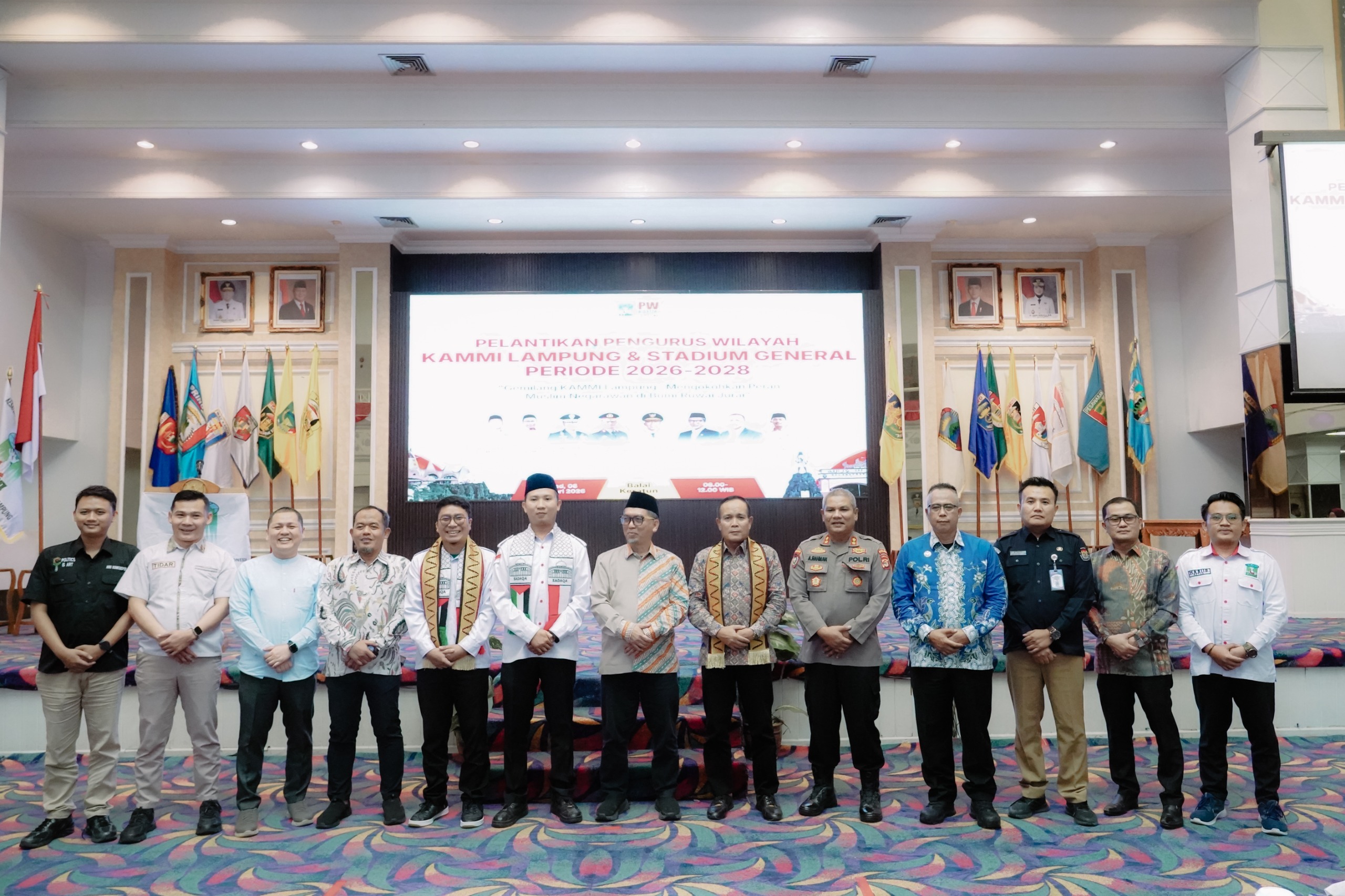 Bawaslu Lampung Hadiri Pelantikan Pengurus Wilayah KAMMI Periode 2026-2028