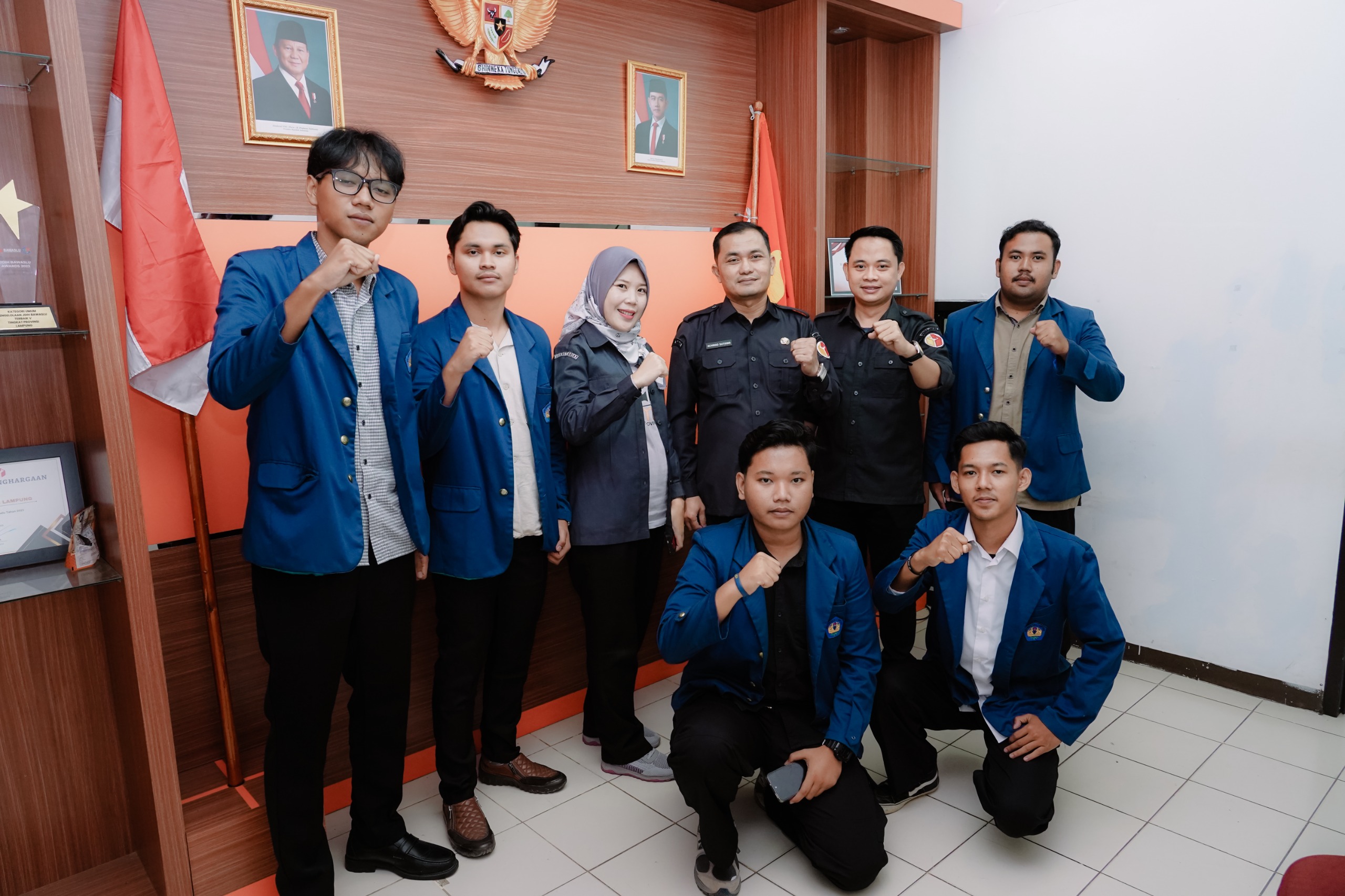 Bawaslu Provinsi Lampung Terima Mahasiswa UNILA Dalam Program MBKM