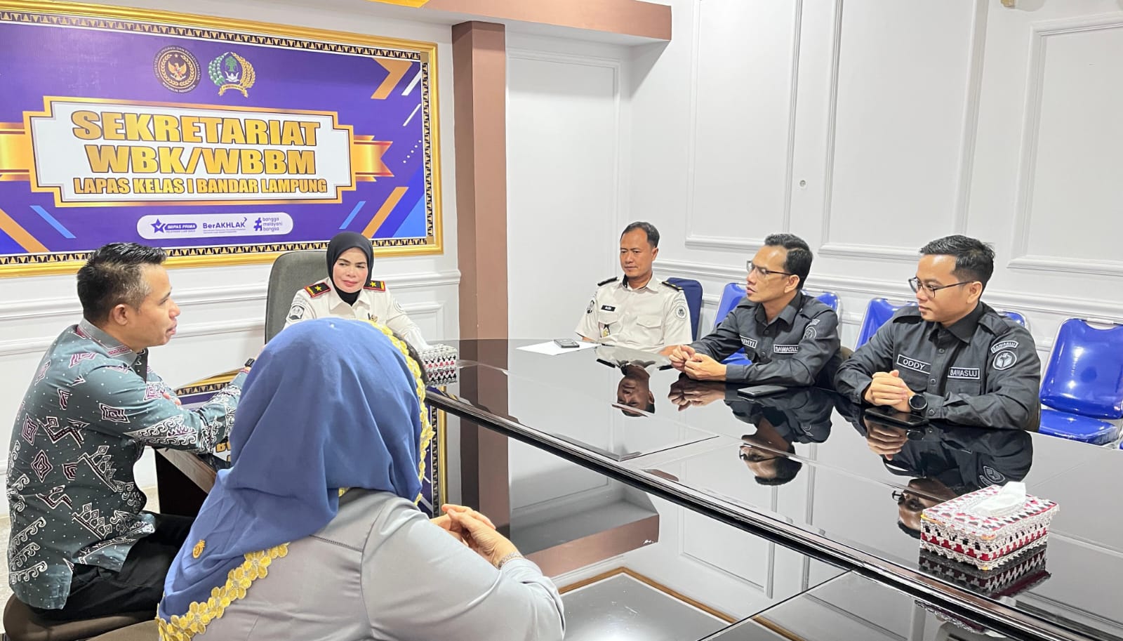 Perkuat Pengawasan Data Pemilih Warga Binaan, Bawaslu Kota Bandar Lampung Audiensi Bersama Lapas Kelas I