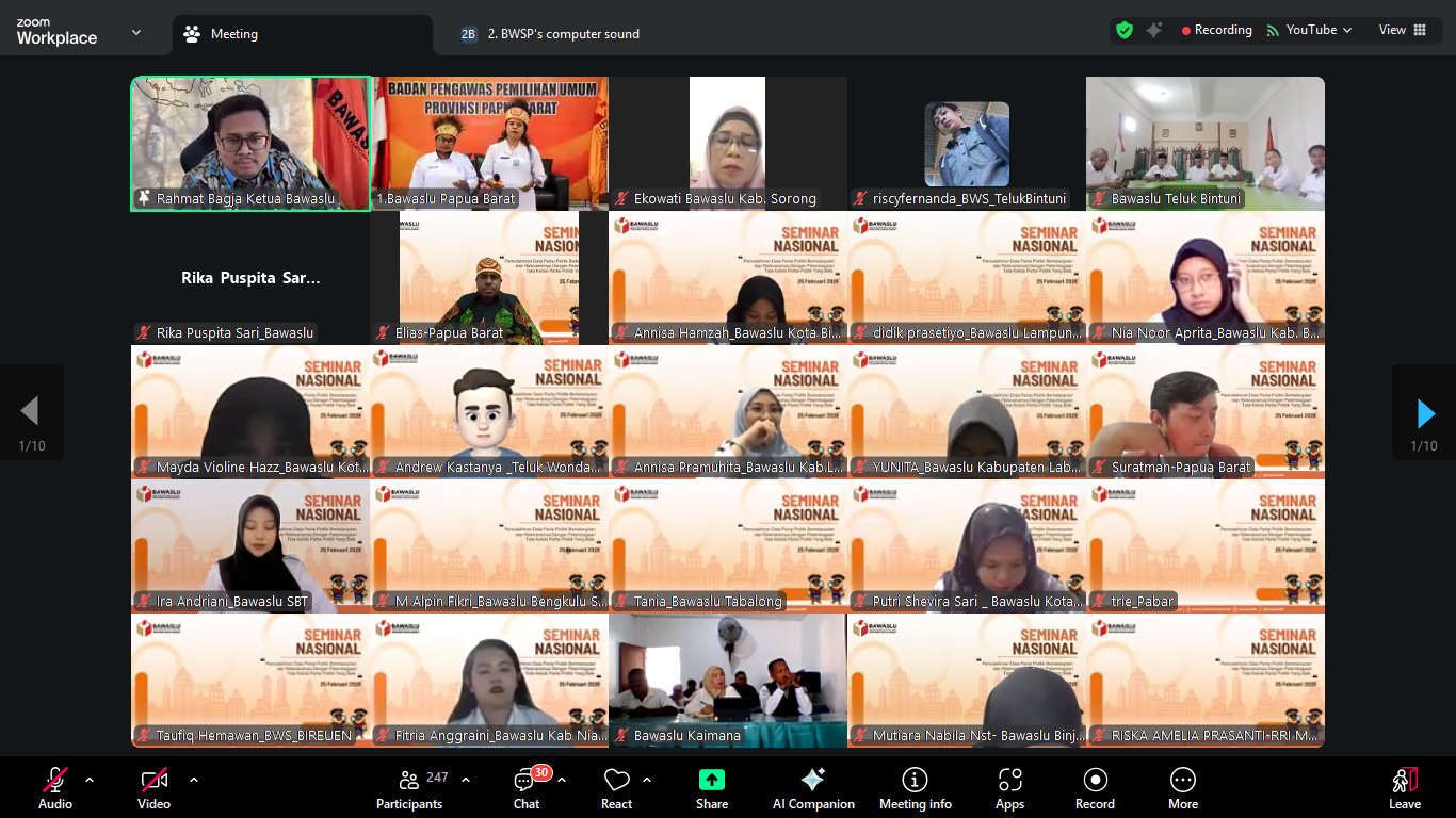 Bagja Apresiasi Pemutakhiran Data Parpol oleh Bawaslu Papua Barat