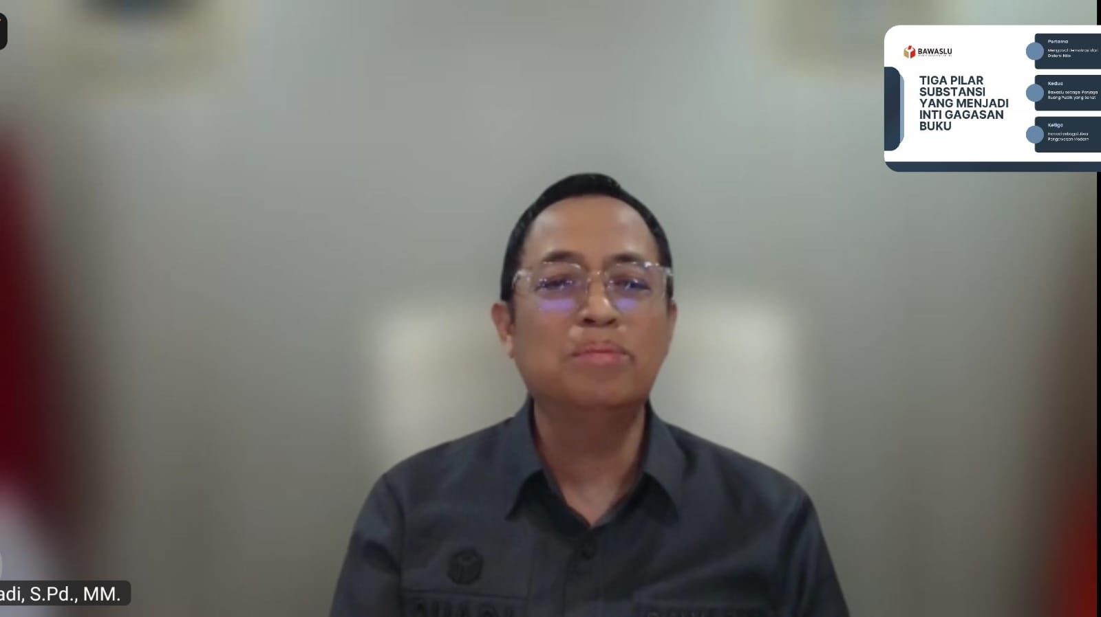 Puadi Harap Buku “Peran Strategis Bawaslu dalam Memperkuat Demokrasi Elektoral” Jadi Rujukan Akademik