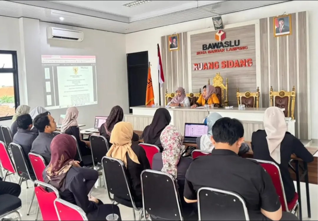 Bawaslu Kota Bandar Lampung Gelar Kajian Hukum untuk Perkuat Sinkronisasi Administrasi dan Teknis Operasional