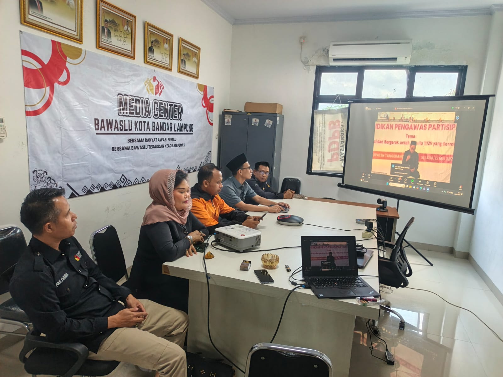 Bawaslu Kota Bandar Lampung Hadiri Kick Off Pendidikan Pengawas Partisipatif (P2P) Tahun 2026 Secara Daring
