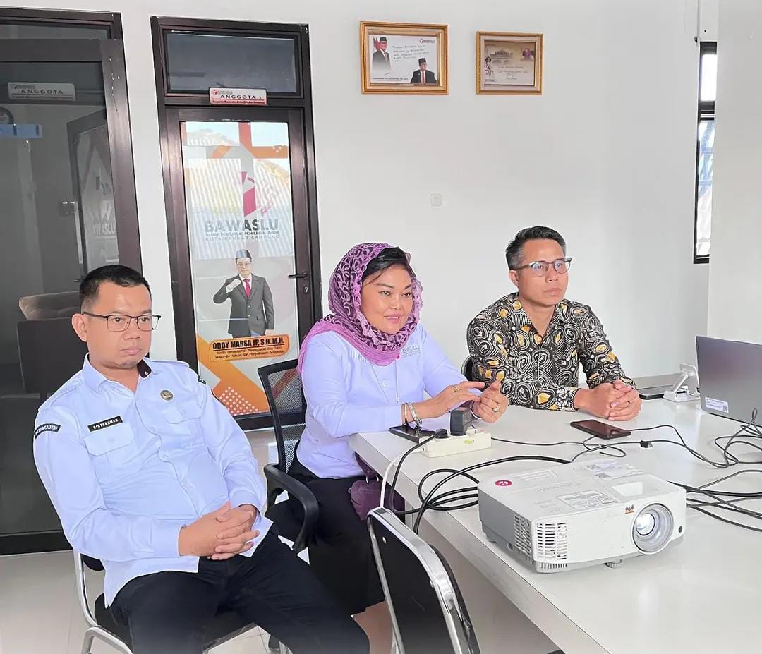 Bawaslu Kota Bandar Lampung Gelar Rapat Pleno Pimpinan Rutin Perkuat Koordinasi dan Tata Kelola Kelembagaan