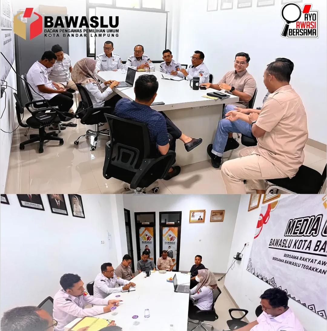 Bawaslu Kota Bandar Lampung Perkuat Koordinasi Melalui Rapat Pleno Rutin