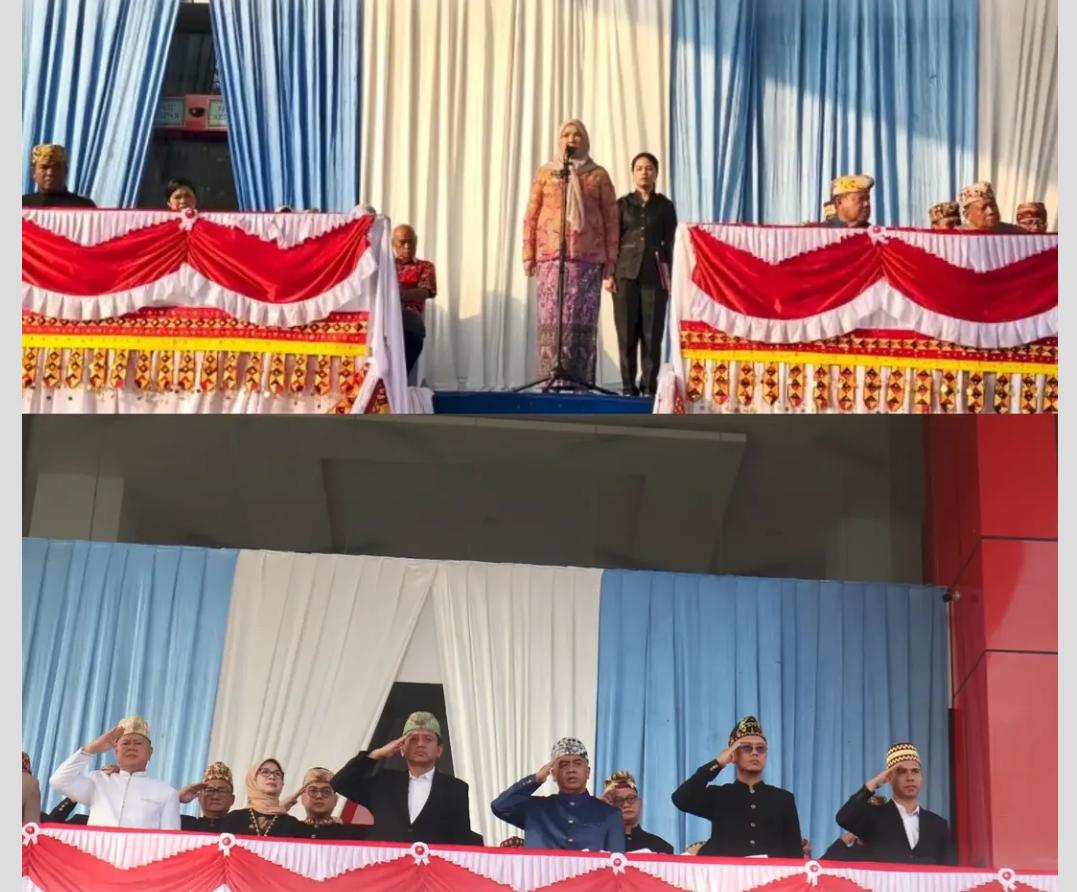 Bawaslu Kota Bandar Lampung Hadiri Upacara Peringatan HUT ke-344 Kota Bandar Lampung