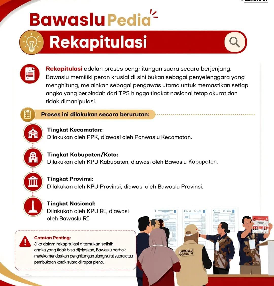Bawaslu Kota Bandar Lampung Edukasi Masyarakat Mengenai Proses Rekapitulasi Suara Melalui BawasluPedia