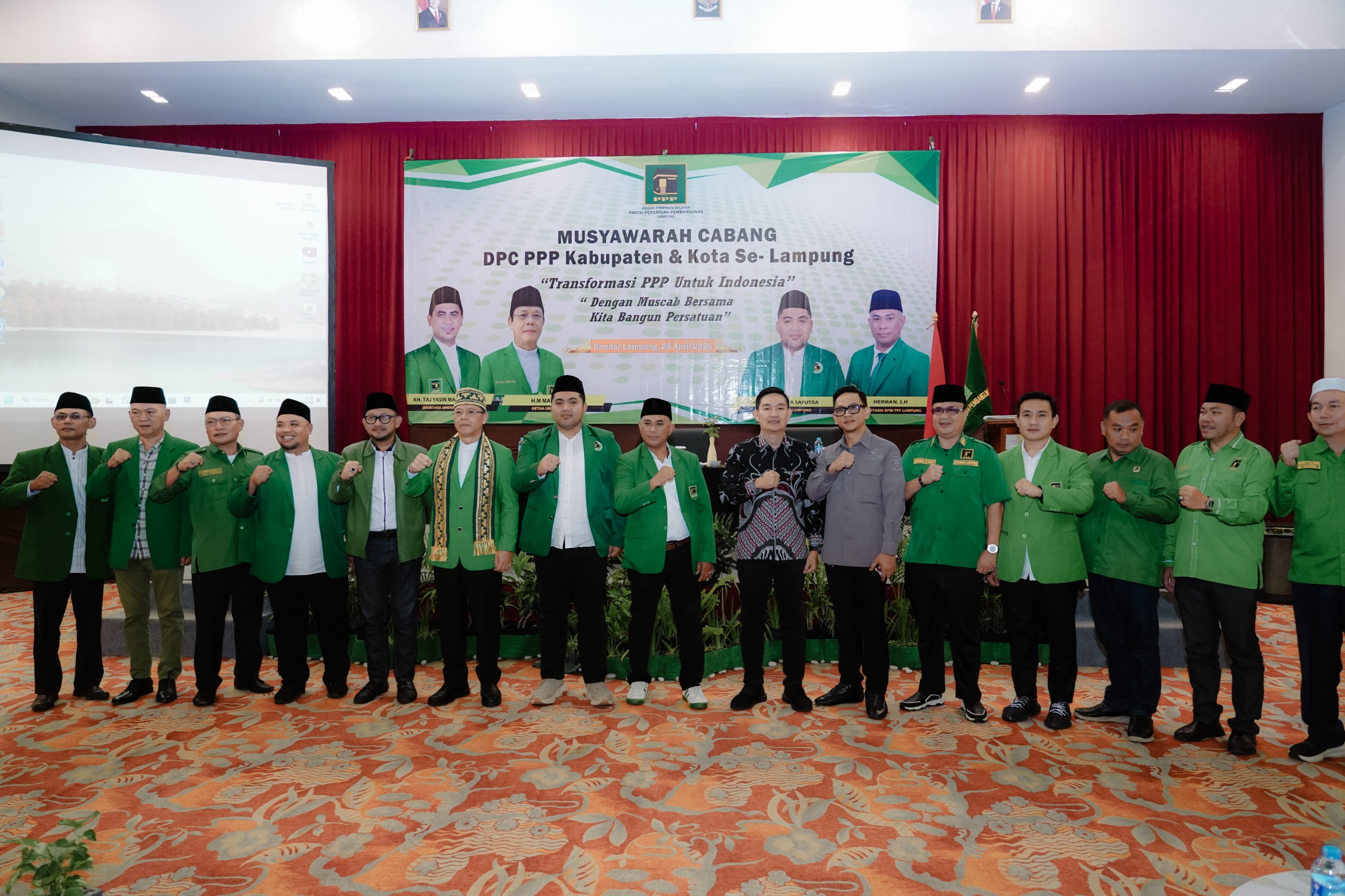 Bawaslu Lampung Hadiri Muscab PPP, Dorong Edukasi Politik Publik
