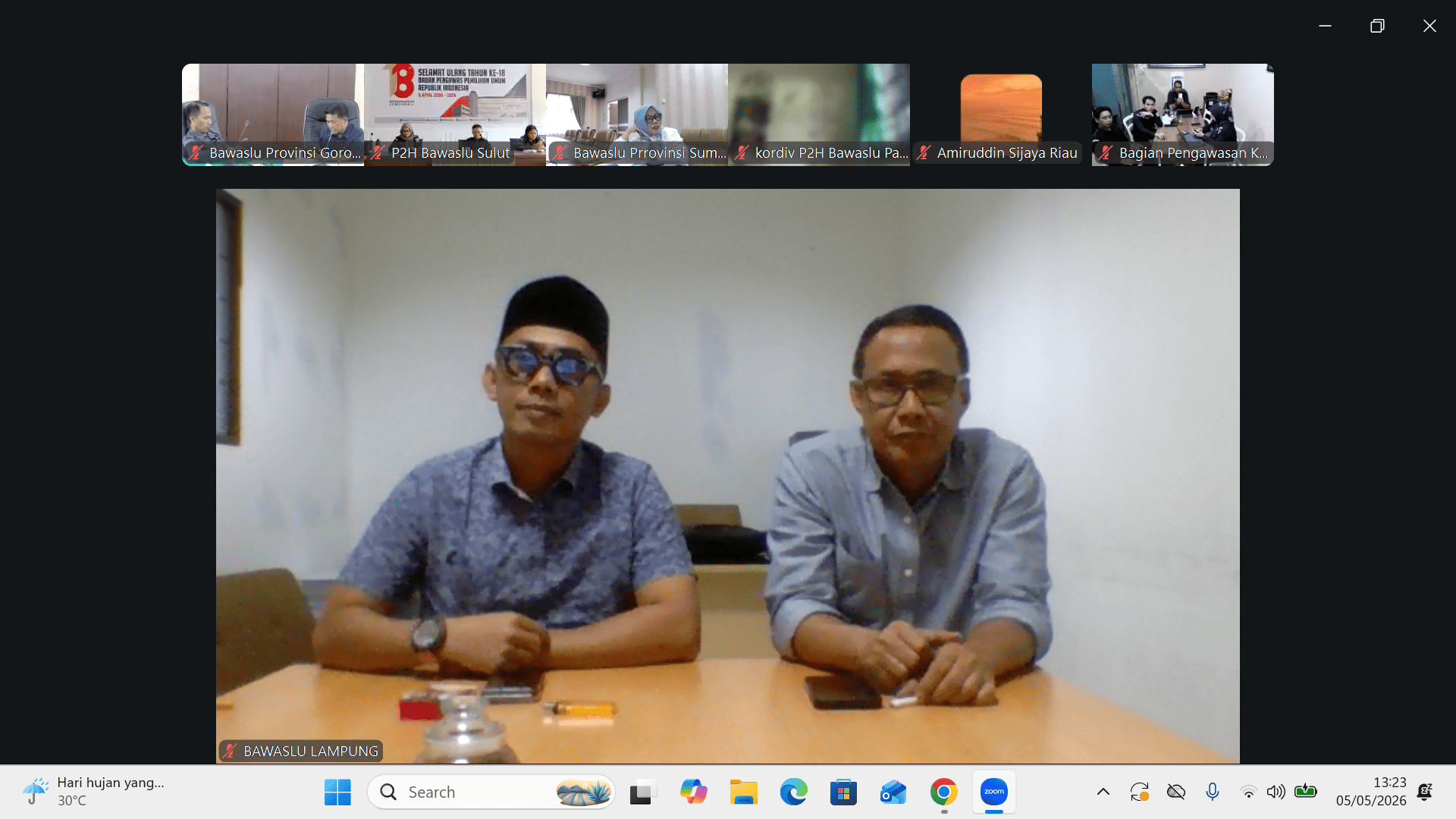 Ikuti Rapat Koordinator P2P, Bawaslu Lampung Fokus Penguatan Fasilitator