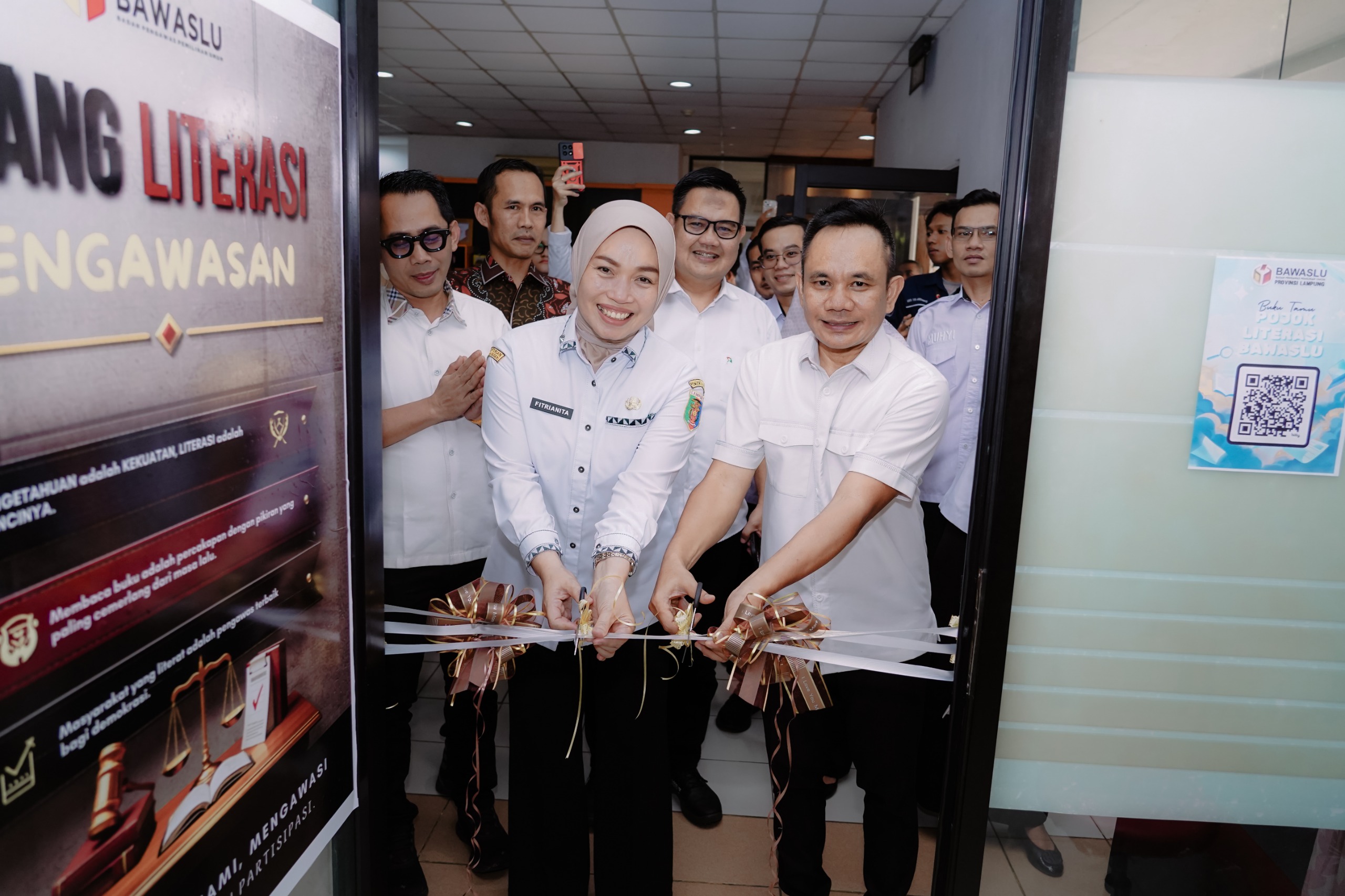 Perkuat Kapasitas & Edukasi Publik, Bawaslu Lampung Luncurkan Ruang Literasi Pengawasan