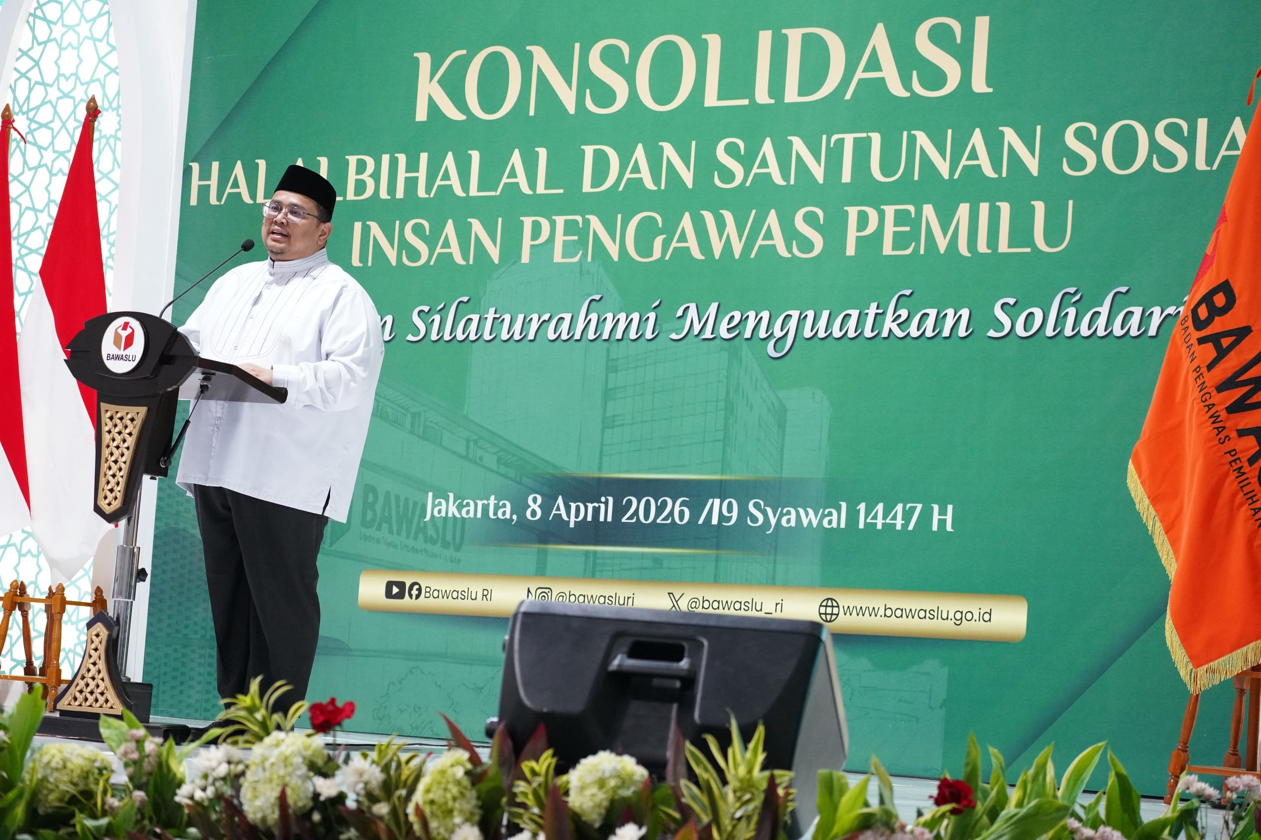 Halalbihalal Bawaslu, Bagja Ajak Jajaran Rawat Silaturahmi dan Nilai Ramadan