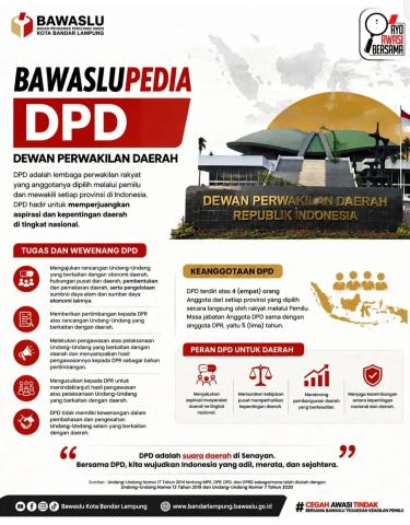 Bawaslu Kota Bandar Lampung Kenalkan DPD melalui BawasluPedia