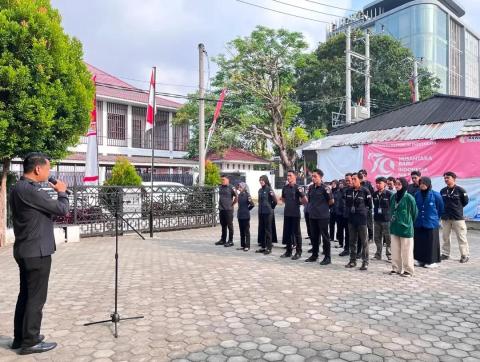 Bawaslu Kota Bandar Lampung Awali Pekan dengan Apel Pagi, Tekankan Disiplin dan Koordinasi