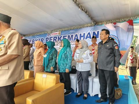 Bawaslu Kota Bandar Lampung Hadiri Apel Besar Hari Pramuka ke-65 dan Pembukaan Gebyar Perkemahan Tahun 2026