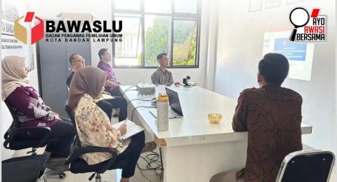 Bawaslu Kota Bandar Lampung Ikuti Rapat Evaluasi Pendidikan Pengawas Partisipatif Tahun 2026