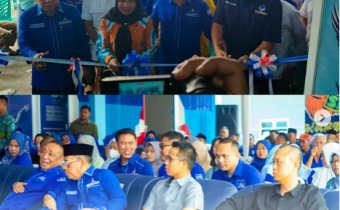 Ketua Bawaslu Kota Bandar Lampung Hadiri Peresmian Kantor DPC Partai Demokrat: Wujud Sinergi dan Komitmen Bersama Perkuat Demokrasi Lokal