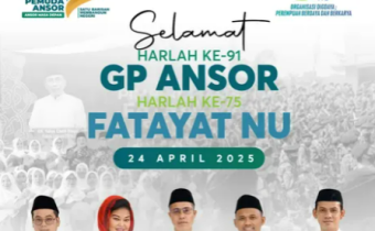 Bawaslu Kota Bandar Lampung Ucapkan Selamat Harlah ke-91 GP Ansor dan ke-75 Fatayat NU: Memperkuat Sinergi Masyarakat Sipil dalam Menjaga Demokrasi
