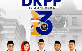 Bawaslu Kota Bandar Lampung Ucapkan Selamat Hut DKPP Yang Ke-13