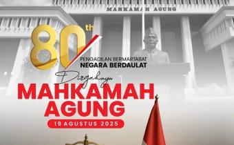 Bawaslu Kota Bandar Lampung Ucapkan Selamat HUT ke-80 Mahkamah Agung: “Pengadilan Bermartabat, Negara Berdaulat”