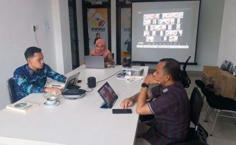 Sampaikan literasi kepemiliuan, anggota Bawaslu bandar Lampung menjadi pemateri pada P2P Gel. IV