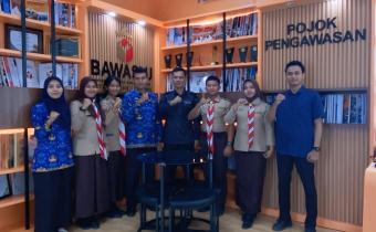 Perkuat Sinergi Pengawasan Partisipatif Bawaslu Kota Bandar Lampung Terima Audiensi Saka Adhyasta