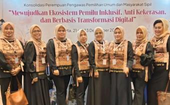 Anggota Bawaslu Kota Bandar Lampung Hadiri Rakor Konsolidasi Perempuan Pengawas Pemilu dan Masyarakat Sipil