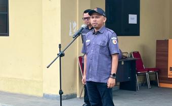 Hasanudin Alam Pimpin Apel Pagi Bawaslu Kota Bandar Lampung, Tekankan Soliditas dan Kebersamaan