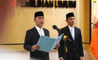 Penguatan Kesiapan Hadapi Tahapan Pemilu, 298 Pejabat Administrasi dan Fungsional Bawaslu Dilantik