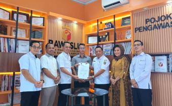Estafet Kepemimpinan Sekretariat Bawaslu Kota Bandar Lampung Resmi Bergulir