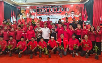 Komitmen Pengawasan Berkelanjutan, Apriliwanda Hadiri Musancab VI PDI - Perjuangan Kota Bandar Lampung