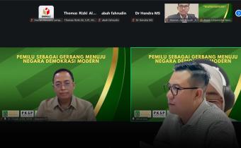 Perkuat Integritas Pemilu, Bawaslu Lampung Ikut Seminar Nasional Universitas Nasional