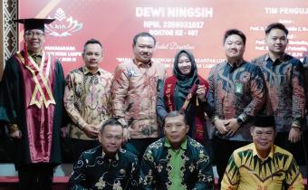 Hadiri Promosi Doktor, Bawaslu Lampung Dukung Penguatan SDM Pendidikan