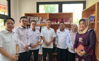 Bawaslu Kota Bandar Lampung Hadiri Launching Pojok Literasi, Perkuat Edukasi Kepemiluan di Masa Non Tahapan