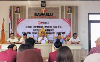 MoU Bawaslu Bandar Lampung dan Fakultas Hukum UTB, Mahasiswa Dapat Pembelajaran Langsung Pengawasan Pemilu