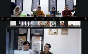 Bawaslu Kota Bandar Lampung Ikuti Rapat Konsolidasi Hasil Pengawasan Pemutakhiran Data Pemilih Berkelanjutan Triwulan II
